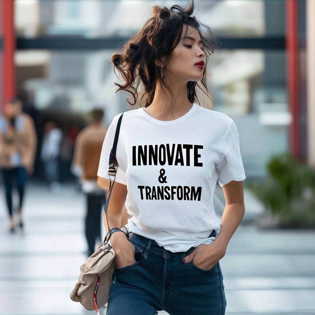 Innovate Transform fashion slogan
